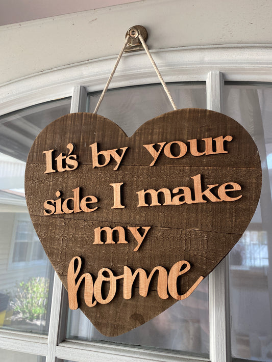 Indoor-Outdoor Hanging Art,  I Make My Home