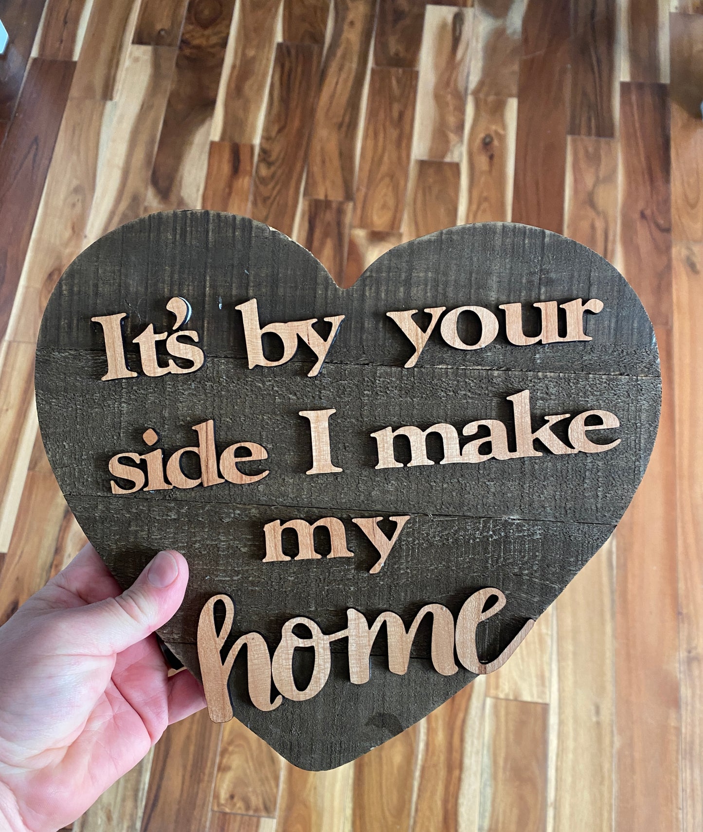 Indoor-Outdoor Hanging Art,  I Make My Home