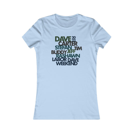 Names 2022 Gorge Women's Cut  (w/set list)