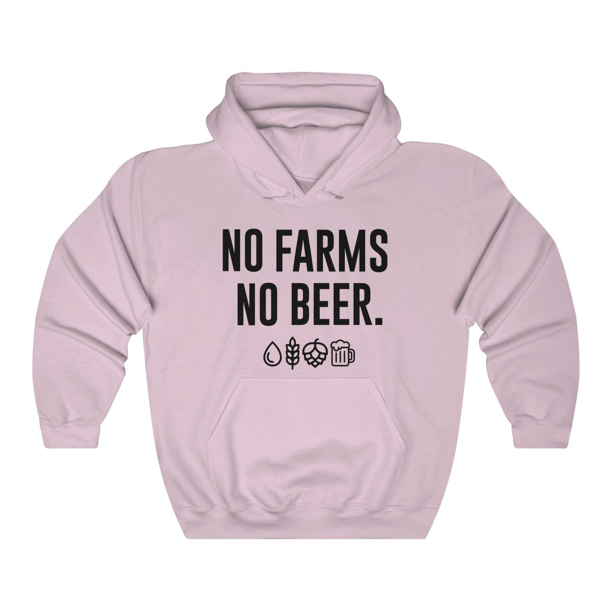 No Farms No Beer Hoodie