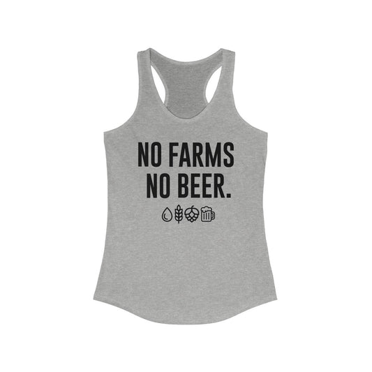 No Farms No Beer Tank Top