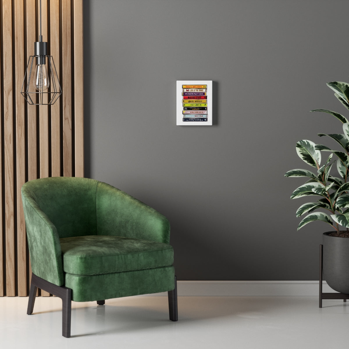 Retro Cassettes Collection DMB Gallery Wrapped Canvas Print