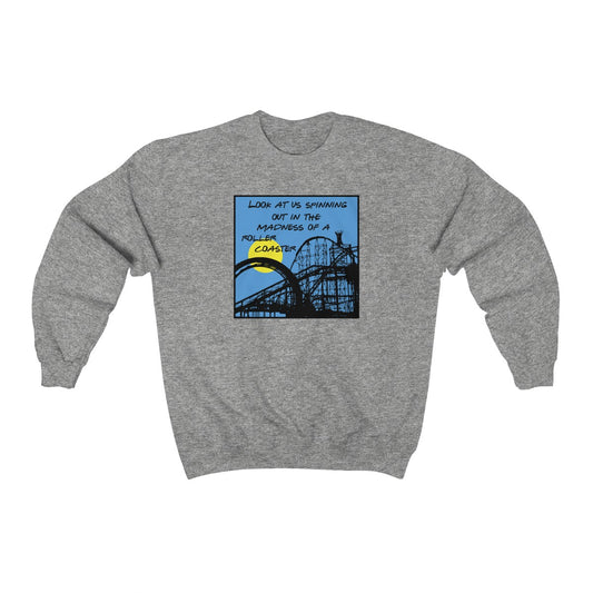 Space Between Roller Coaster Crewneck