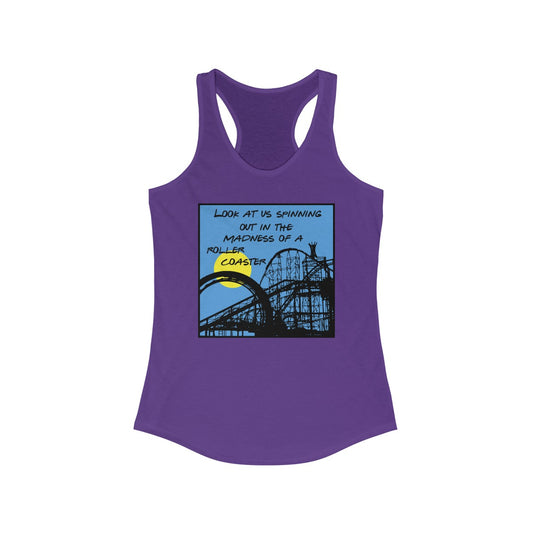 Space Between Roller Coaster Tank Top