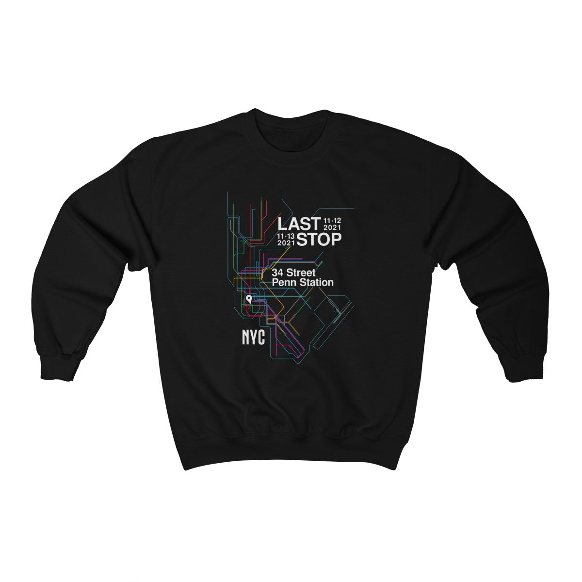 Subway Lines MSG 2021 Crewneck