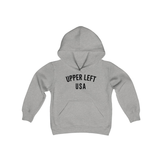 Upper Left USA Kids Hoodie