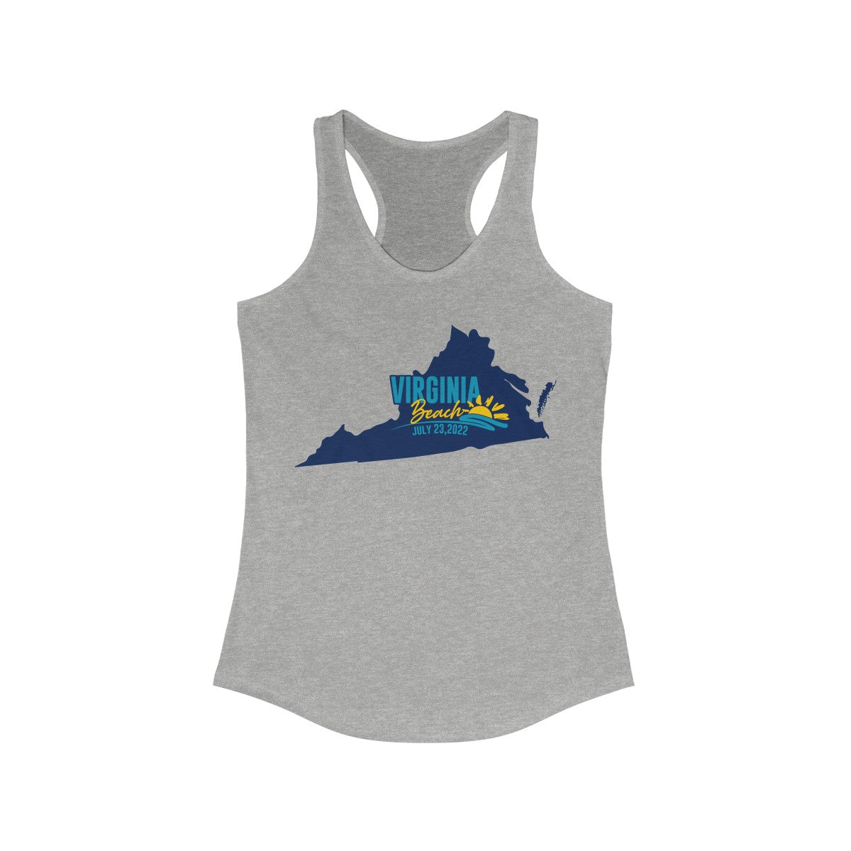Virginia Beach 2022 Racerback Women's Tank w/set list