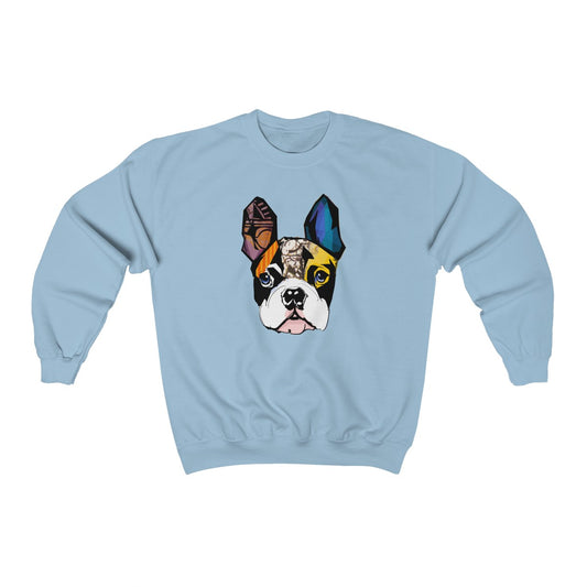 Colorful Dog Crewneck Sweatshirt