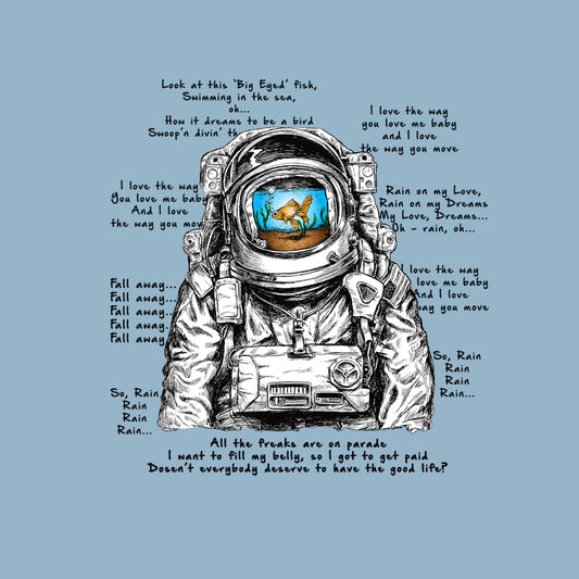 Big Eyed Fish Spaceman Mashup Kids