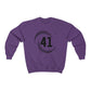 #41 Dot Swirl Design Crew Neck Sweatshirt