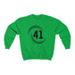 #41 Dot Swirl Design Crew Neck Sweatshirt