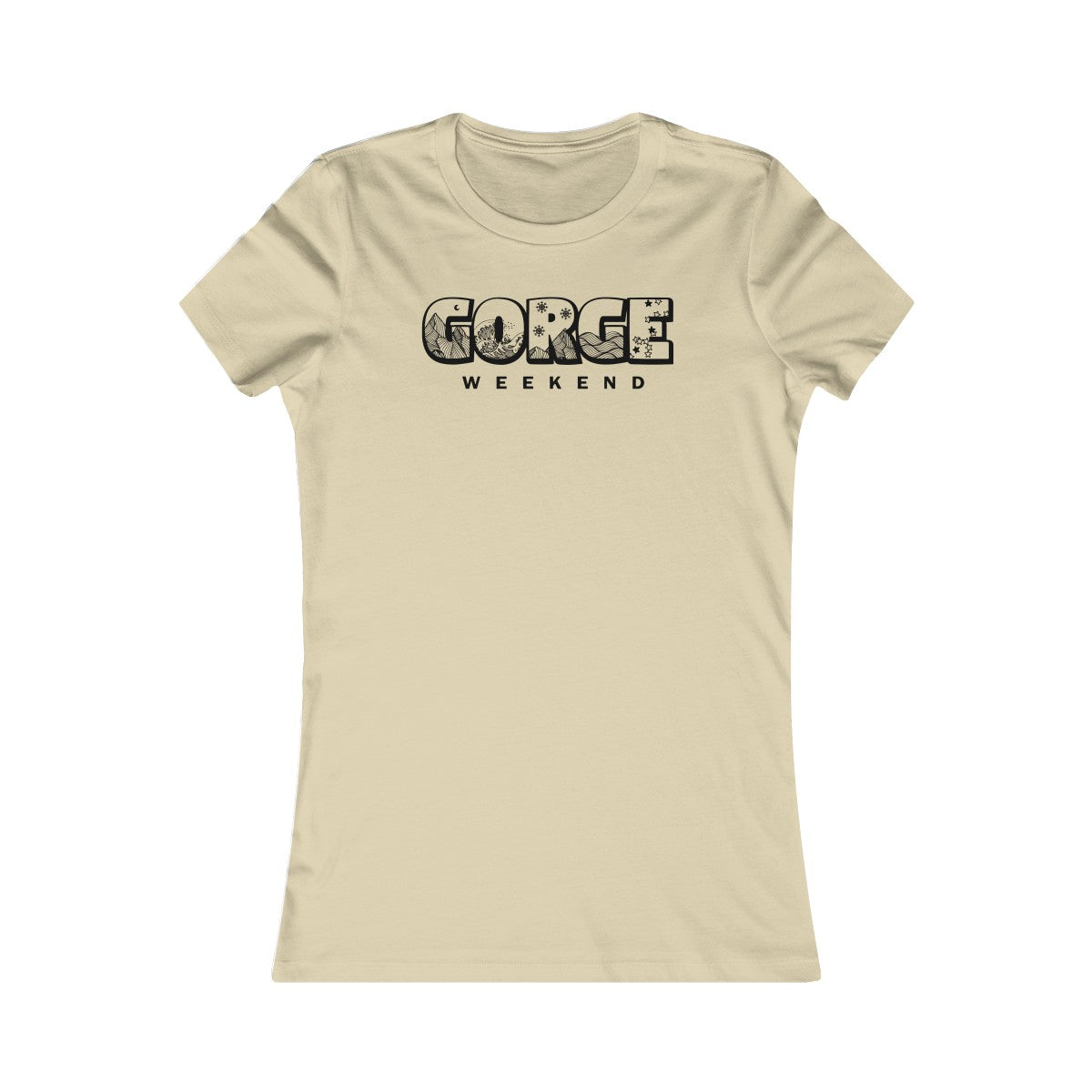 Funny The Way The Gorge Is  Women's Cut Tee