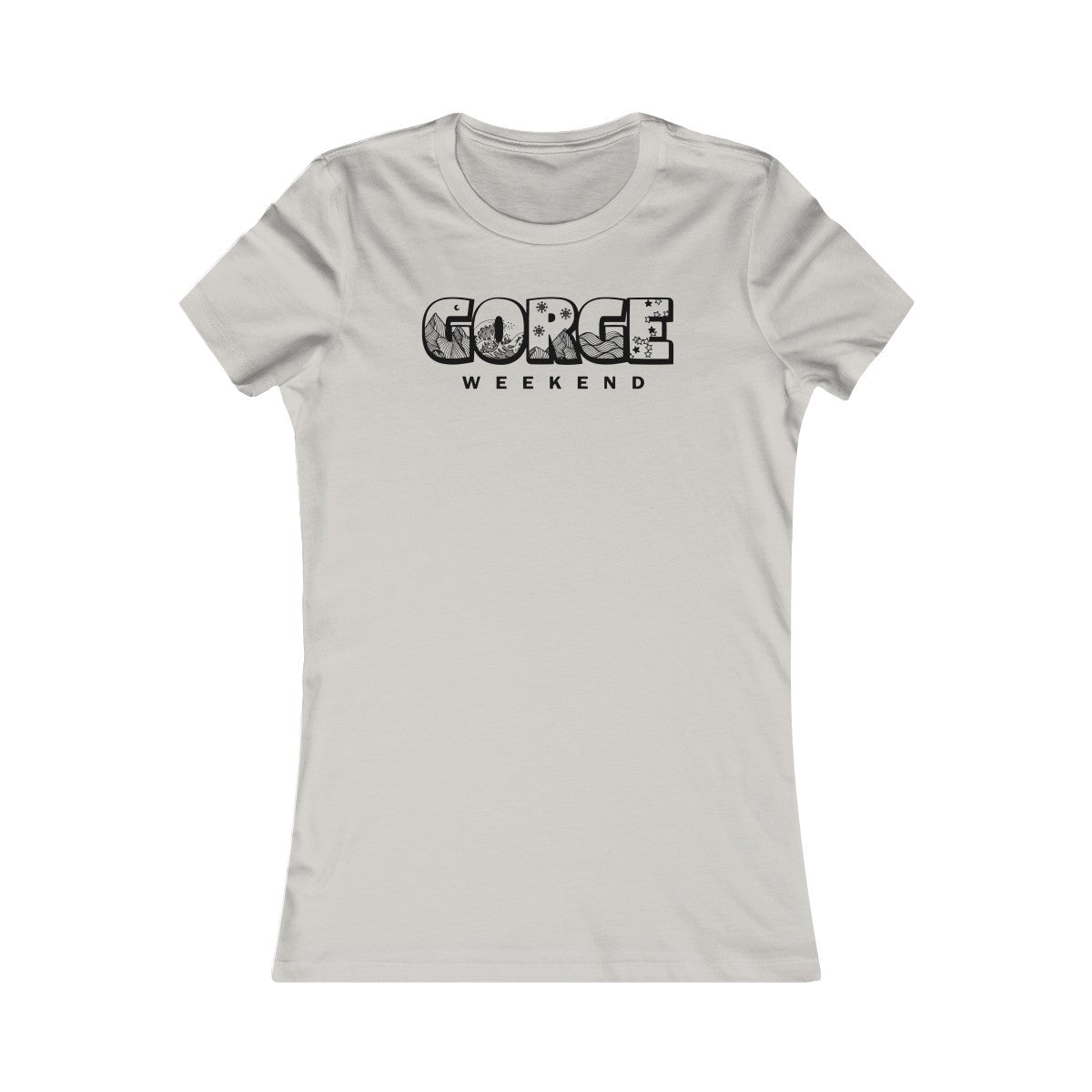Funny The Way The Gorge Is  Women's Cut Tee