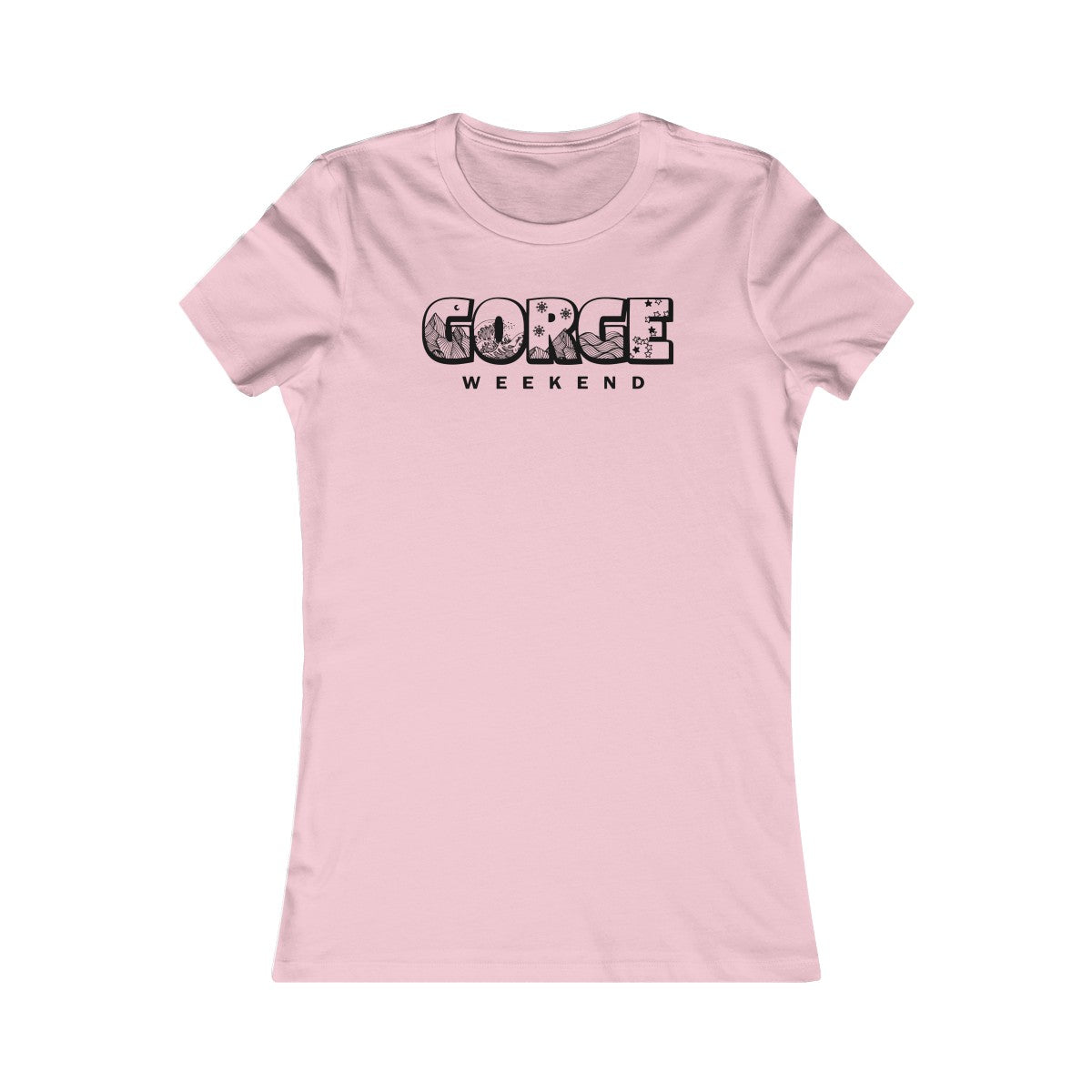 Funny The Way The Gorge Is  Women's Cut Tee