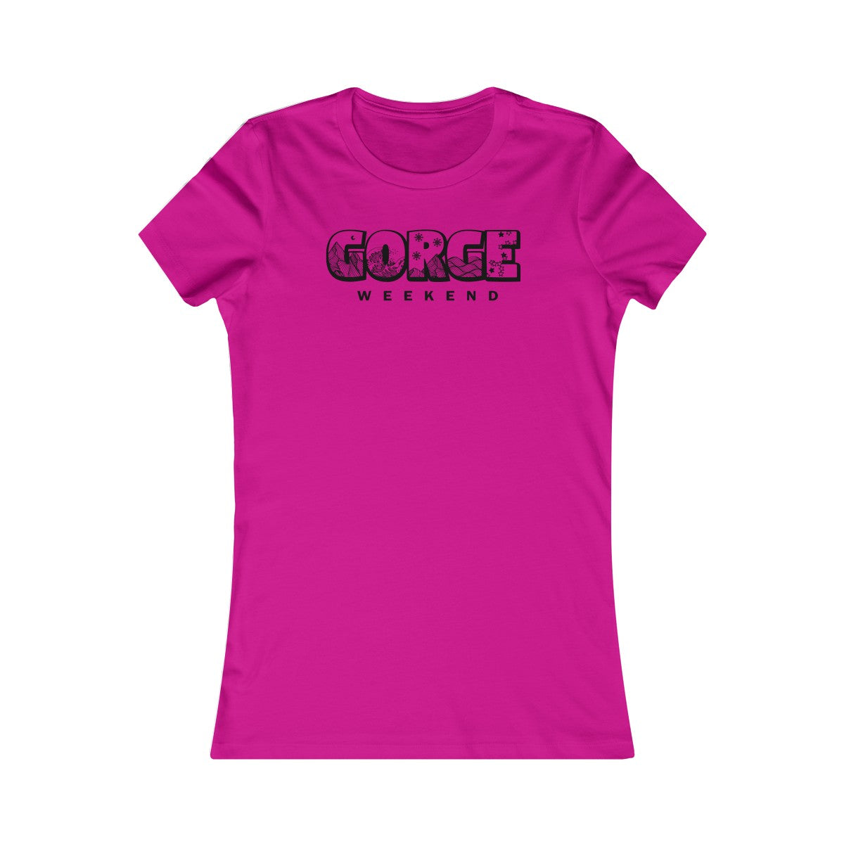 Funny The Way The Gorge Is  Women's Cut Tee