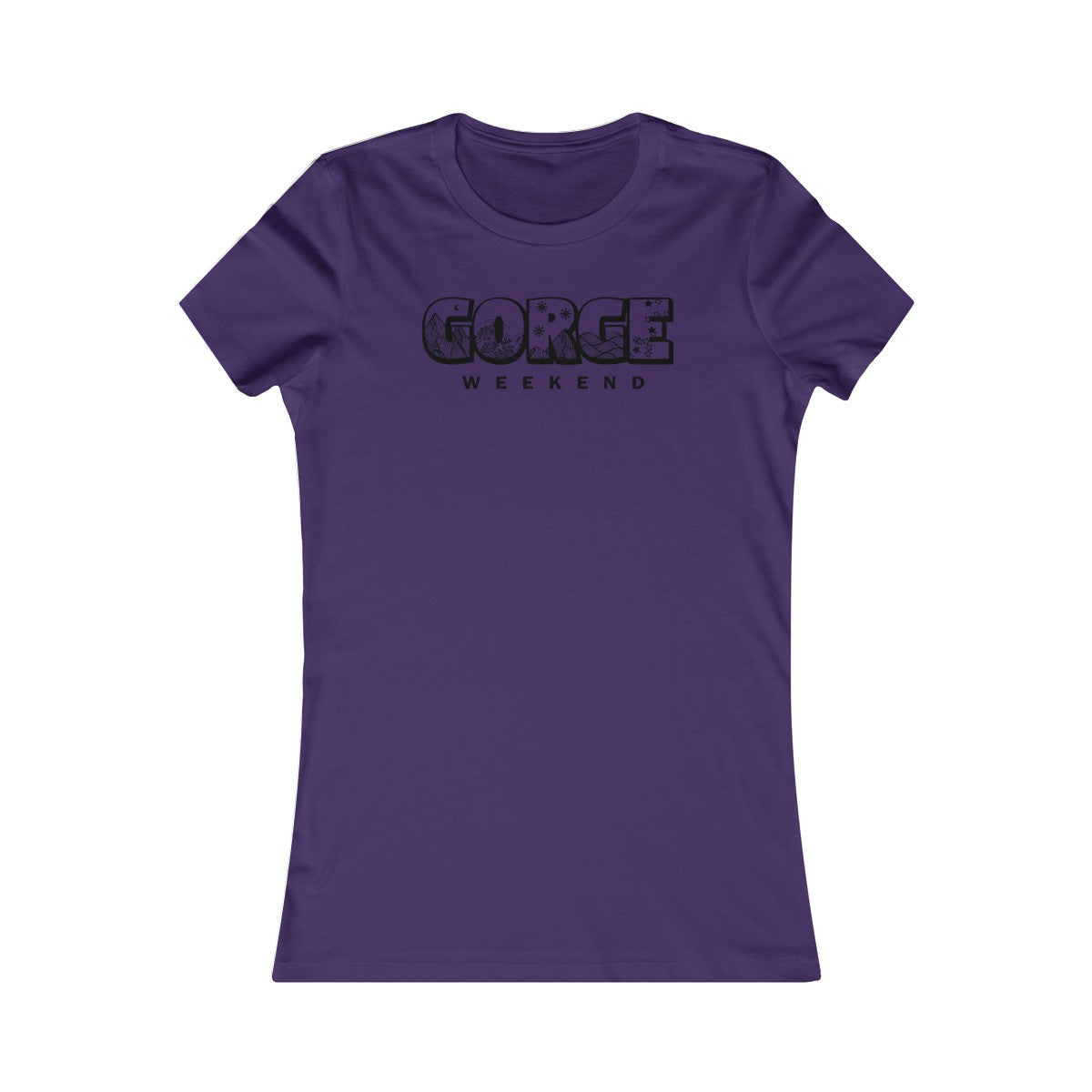 Funny The Way The Gorge Is  Women's Cut Tee