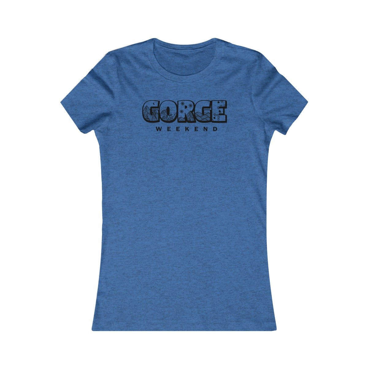 Funny The Way The Gorge Is  Women's Cut Tee