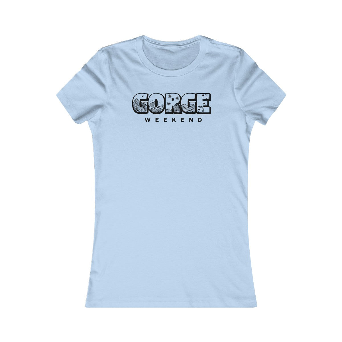 Funny The Way The Gorge Is  Women's Cut Tee