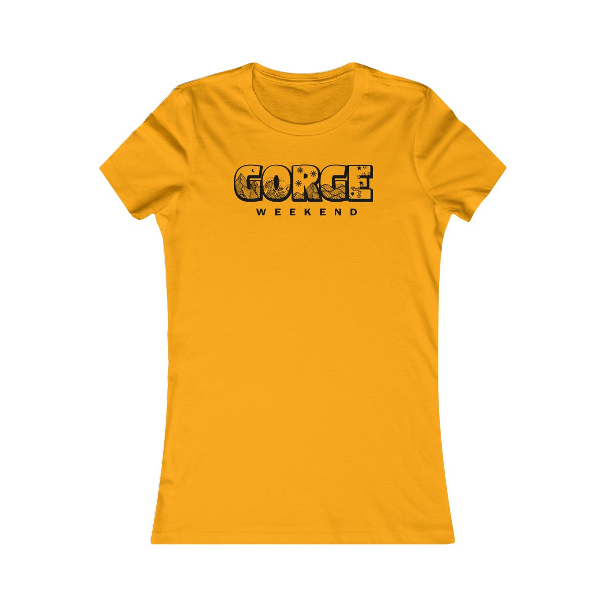 Funny The Way The Gorge Is  Women's Cut Tee