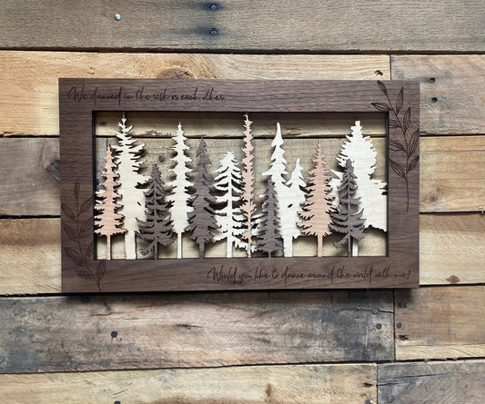 Wood wall art, I'll back you up