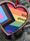 Be Kind Pride Wood & Print