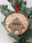 Love My Dog Personalized Layered ornament