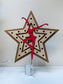 Light Up Wood Tree Topper