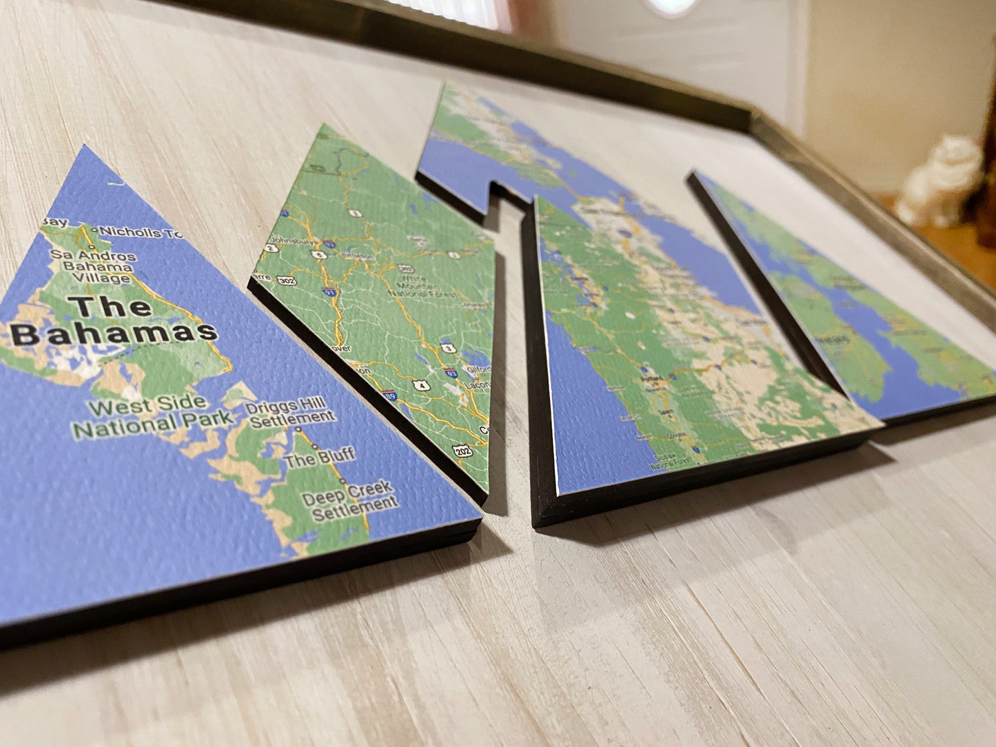 The Journey Of Us Personalized 3D Map Art
