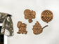 Kitchen Series Eat Drink Wood Wall Art