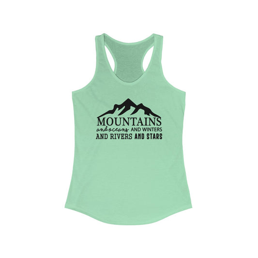 Mountains and Oceans Tank Top