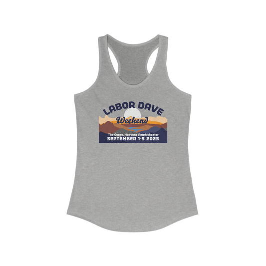 Gorge Labor Dave Mountains 2023 Tank Top w/set list