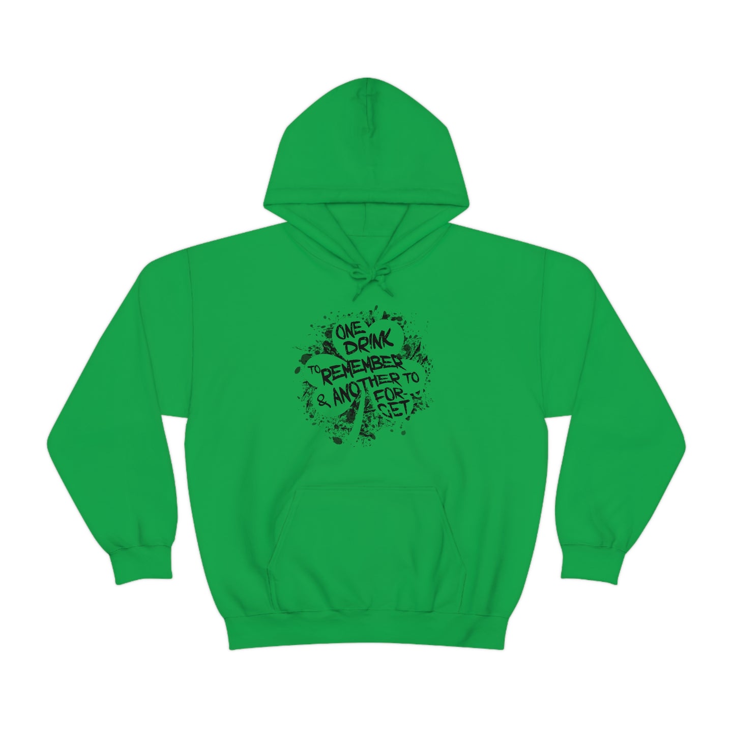 One Drink Splatter Clover Hoodie