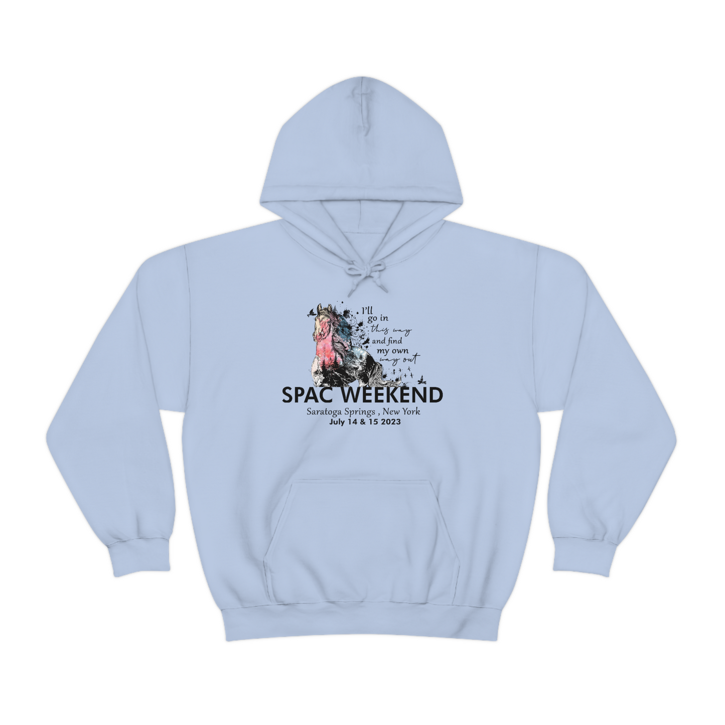 SPAC Wild Horse 2023 Hoodie *with setlist