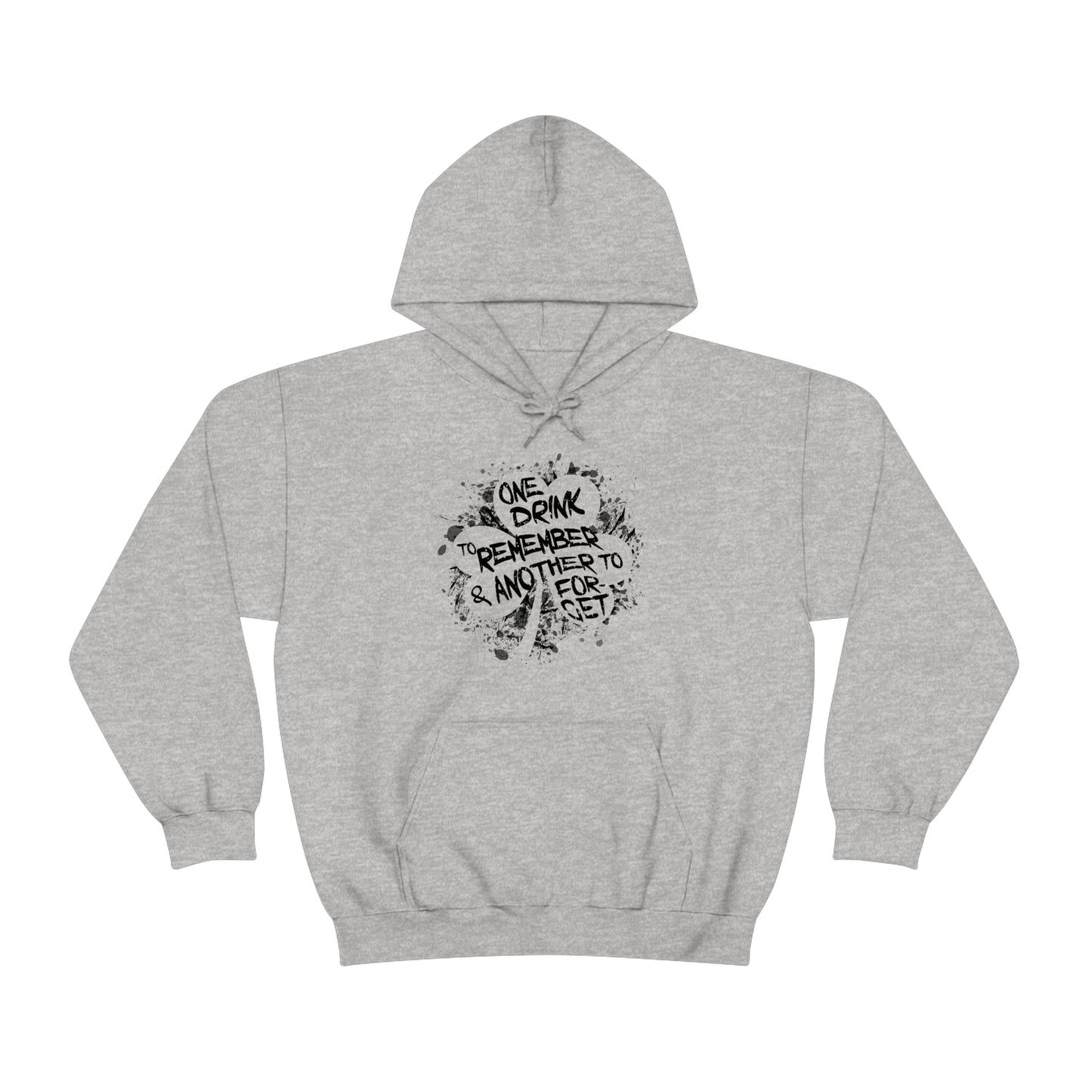 One Drink Splatter Clover Hoodie