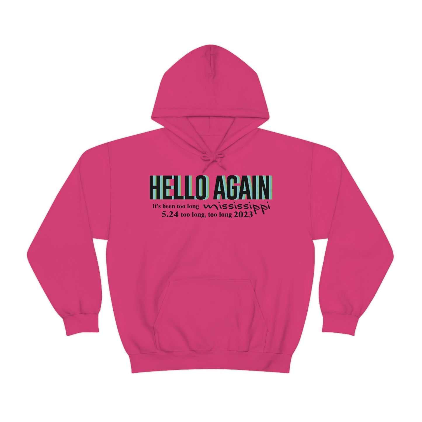 Mississippi 2023 Hoodie w/set list