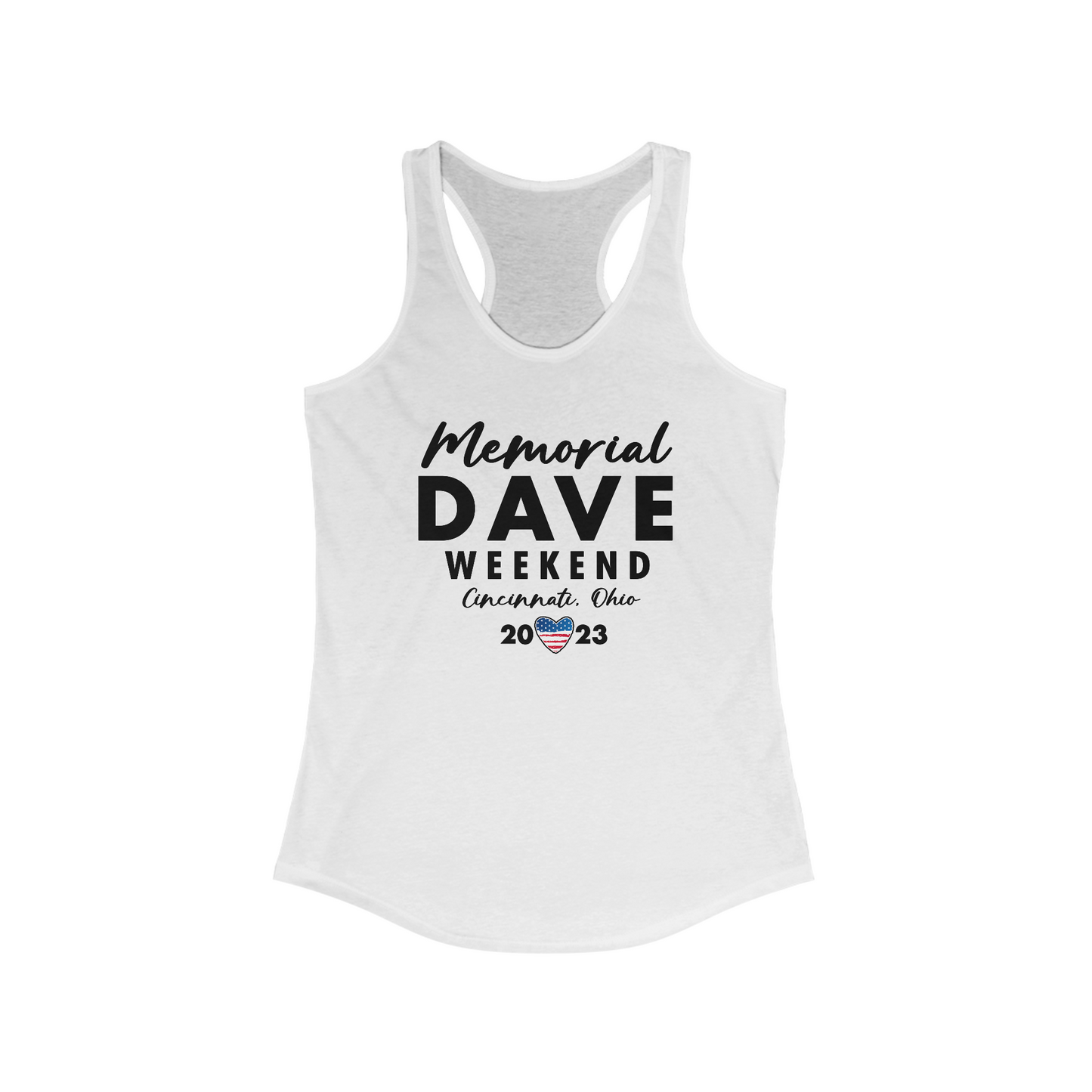 Memorial Dave Ohio 2023 Tank Top w/set list