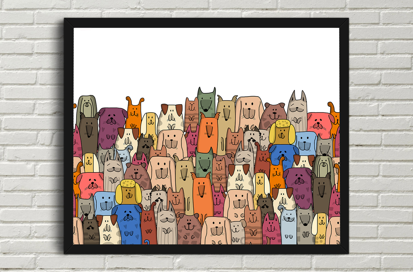 Life is better with friends Art Print