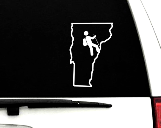 Hike Vermont Vinyl Decal – Wicked Leap