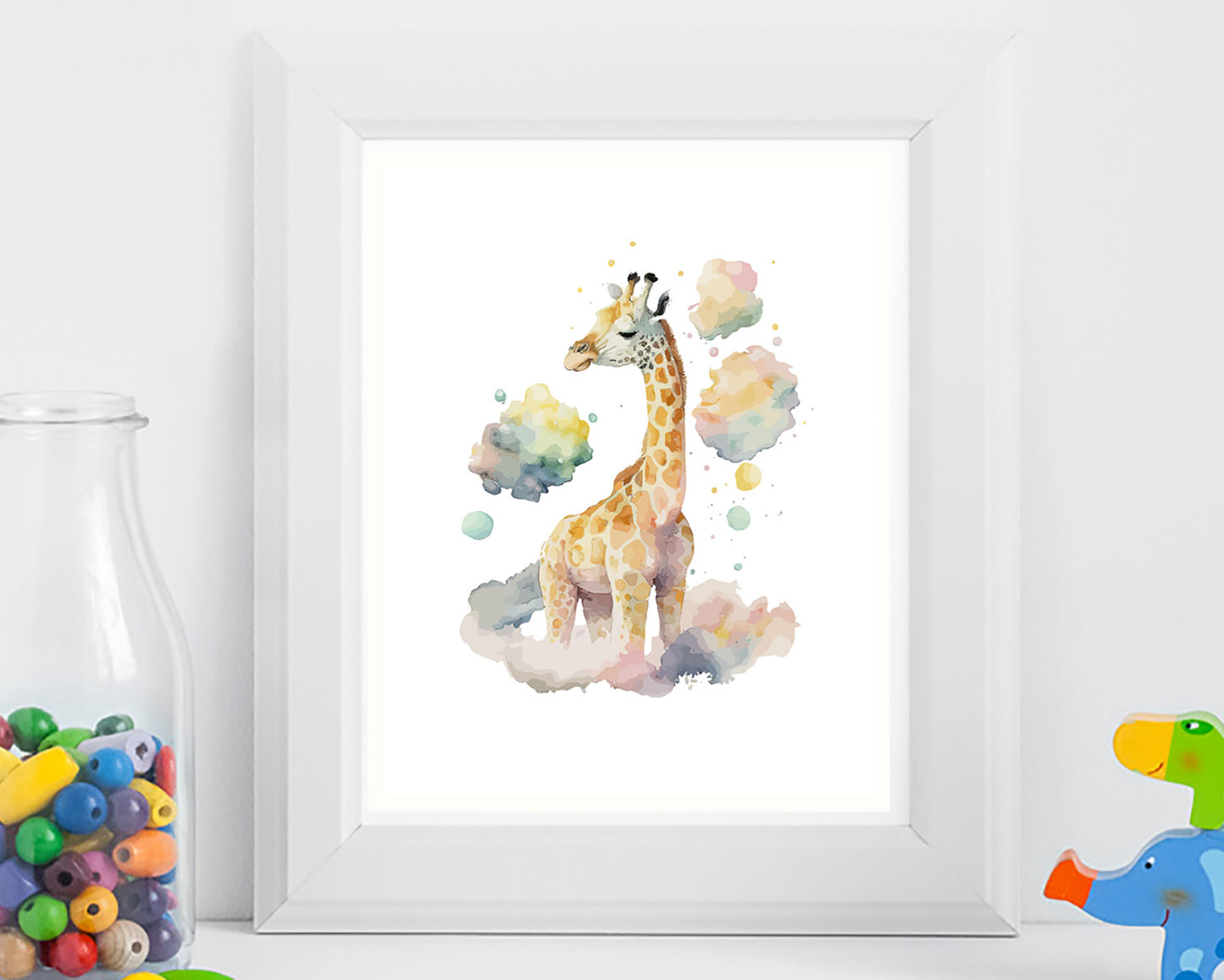 Animals in the clouds series The Giraffe