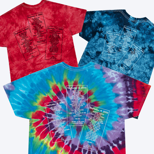 Labor Dave Tie Dye 2022 (w/ set list)