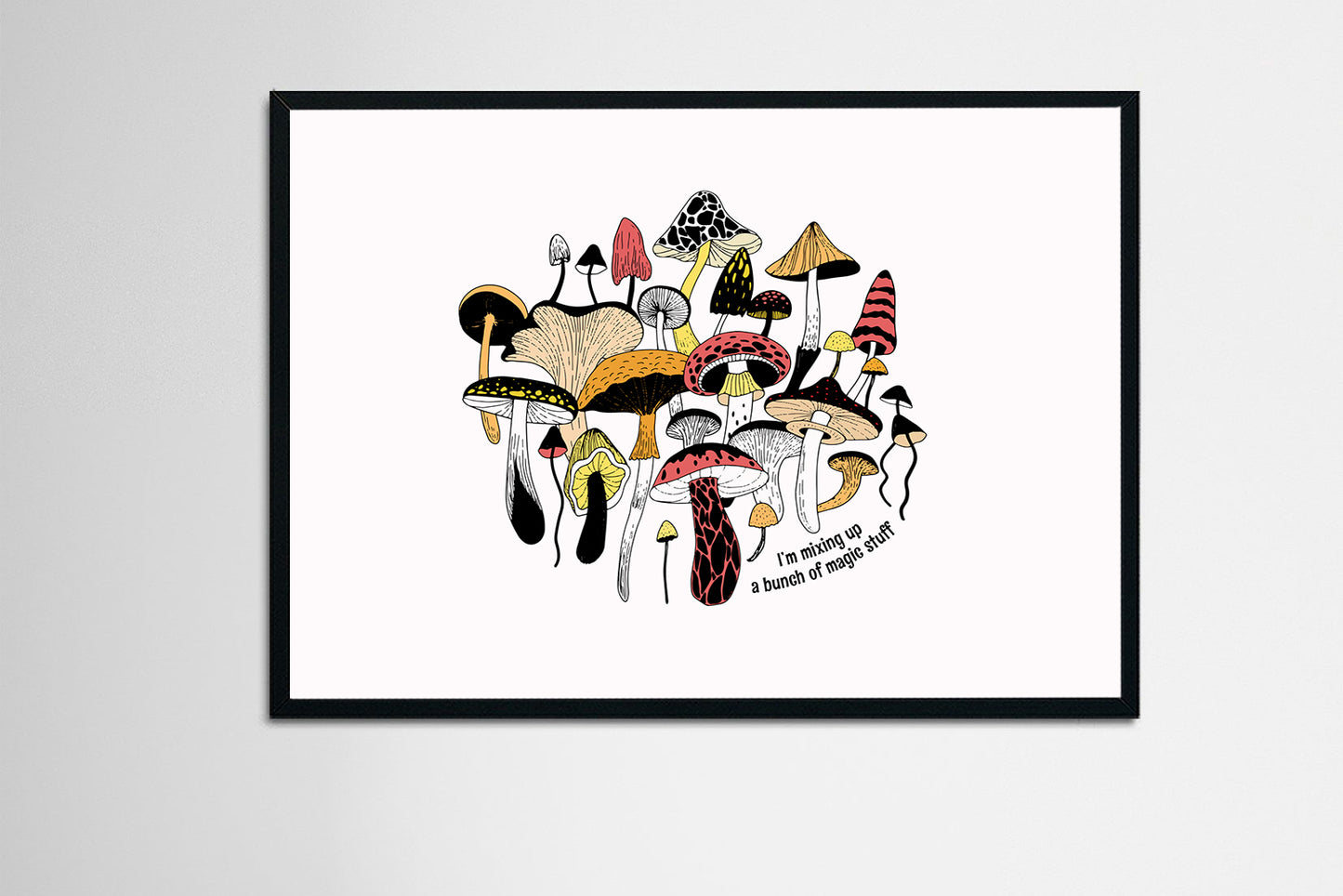 Magic Stuff Lyric Art Print