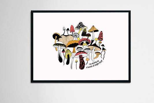 Magic Stuff Lyric Art Print