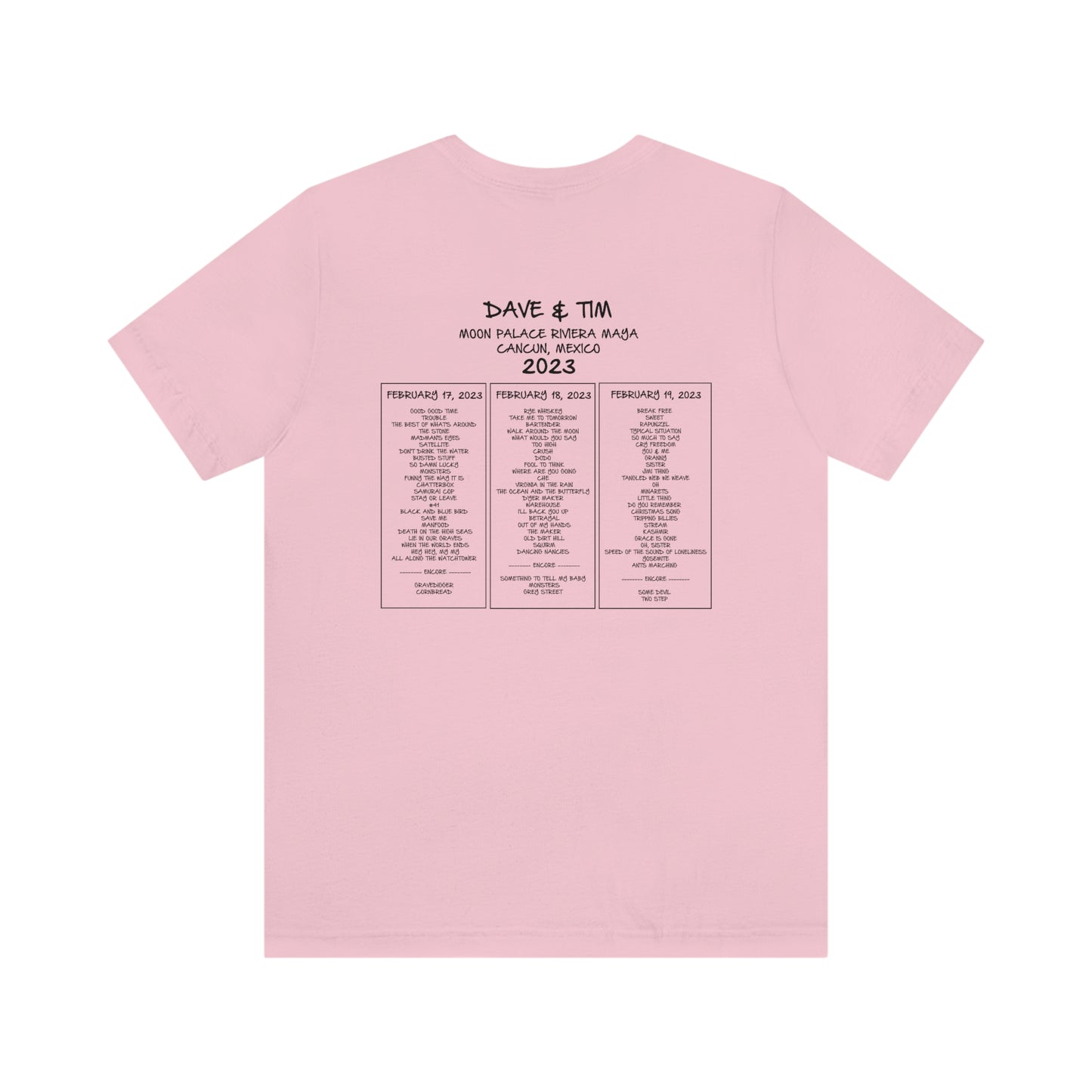 D&T Sunny Days 2023 W/SET LIST