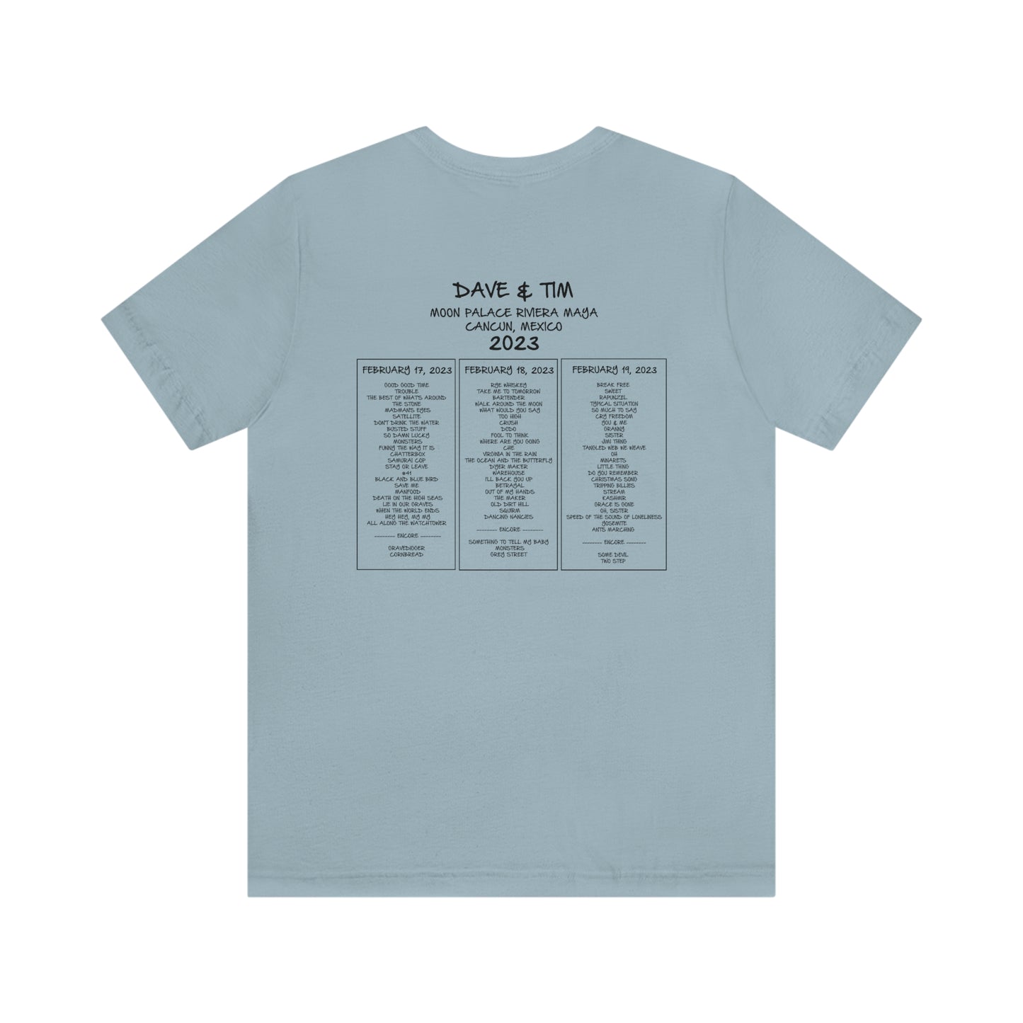 D&T Sunny Days 2023 W/SET LIST