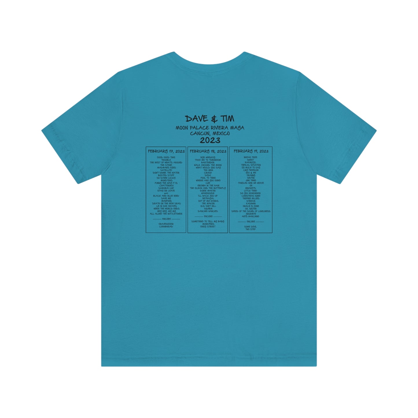 D&T Sunny Days 2023 W/SET LIST