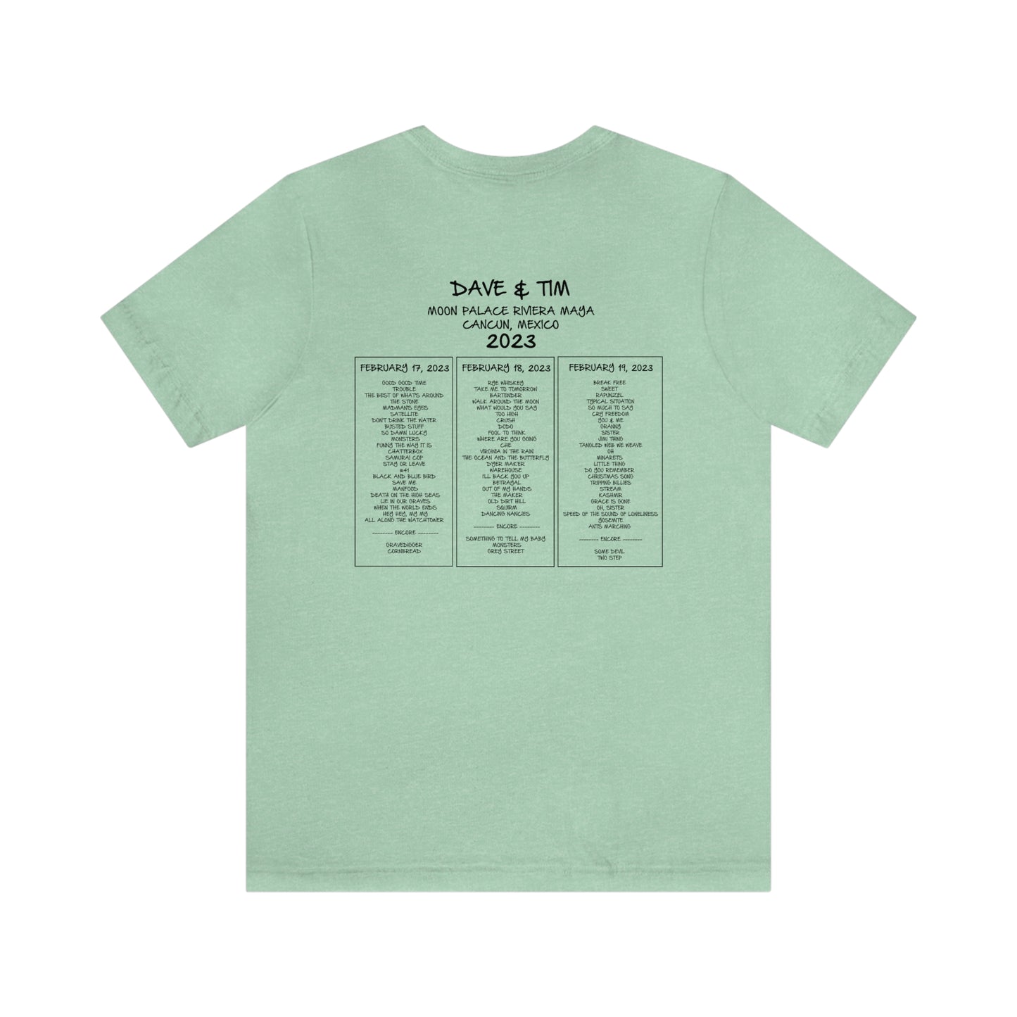 D&T Sunny Days 2023 W/SET LIST
