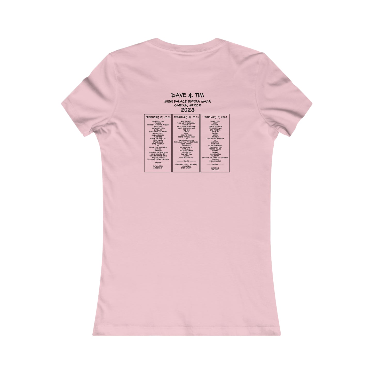 Donut Floats 2023 Women's Cut W/SET LIST