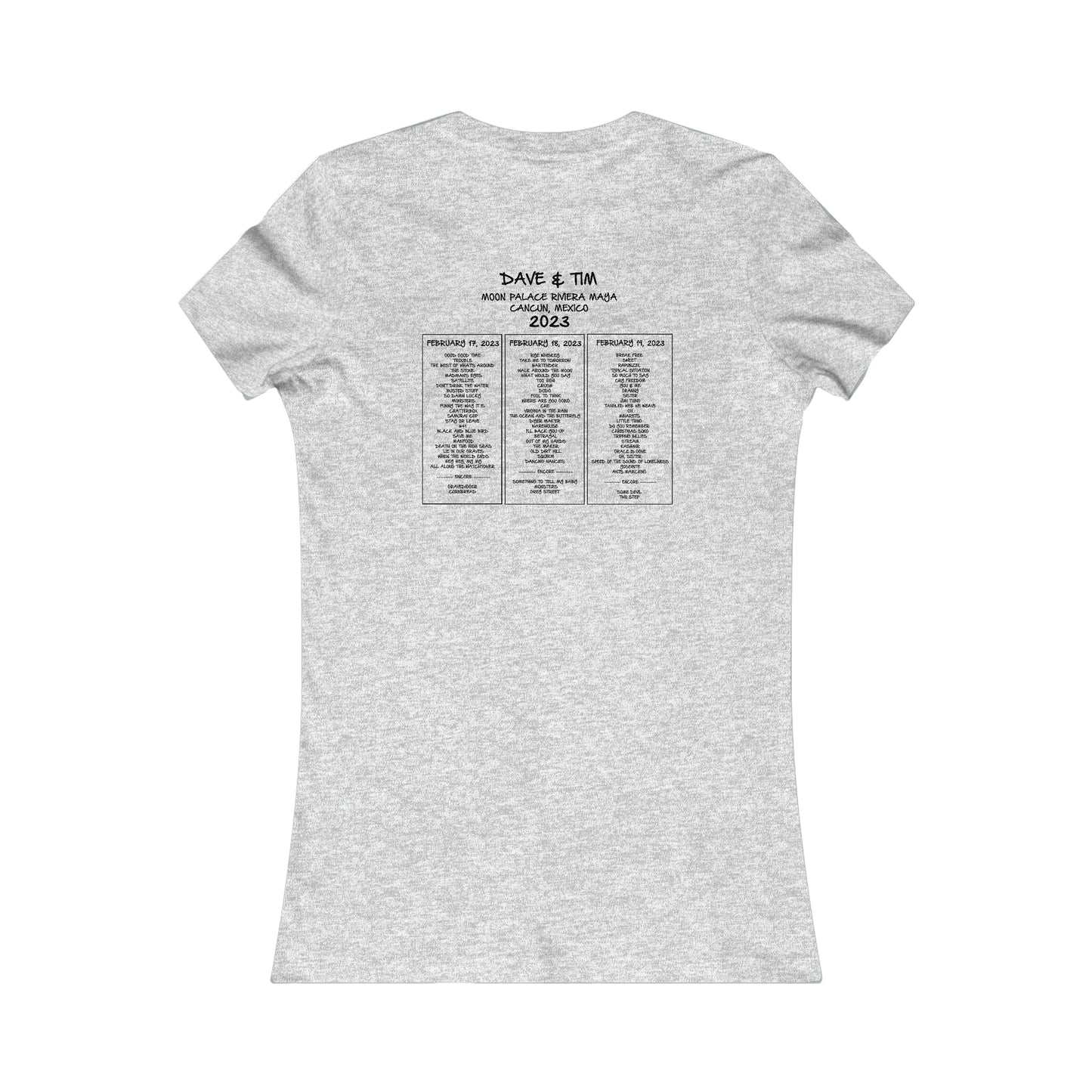 Donut Floats 2023 Women's Cut W/SET LIST