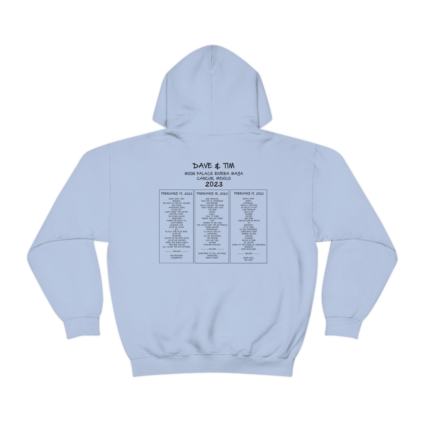 Unicorn Pool Float W/SET LIST Hoodie