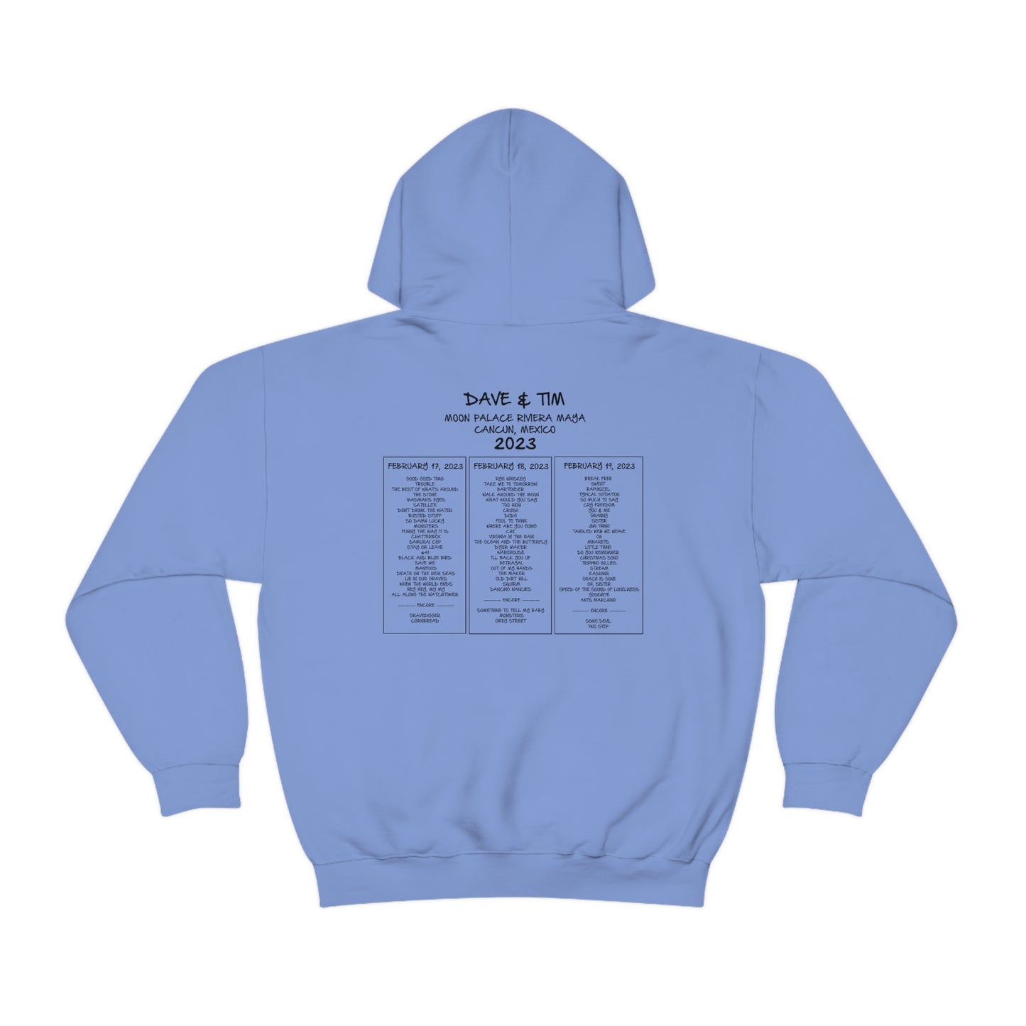 Unicorn Pool Float W/SET LIST Hoodie